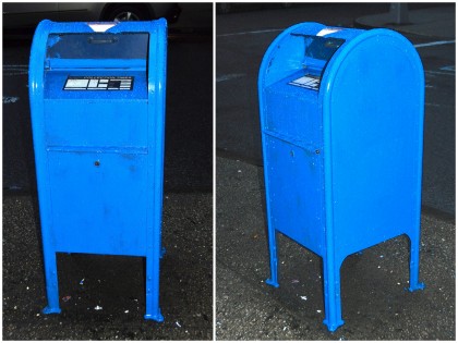 usps blue box