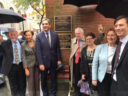 Plaque Dedication