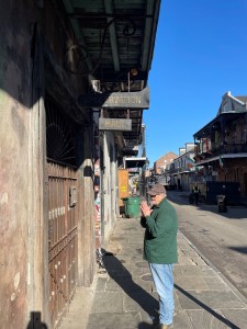 Mr. Riggio at Preservation Hall